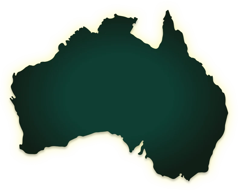 Australien-Silhouette